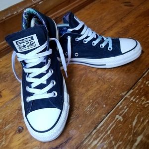 Converse AllStar Classic Black Lowtops, almost new, women's 10